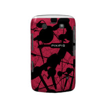 Caixa corajosa de Blackberry do abstrato cor-de-ro Capa Blackberry Bold