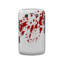 Caixa corajosa de Blackberry do Splatter do sangue Capas Blackberry