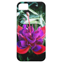 caixa da flor de Fuschia do iPhone 5 Capas De iPhone 5 Case-Mate