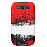 Caixa da galáxia S3 de Samsung com design floral d capas casemate