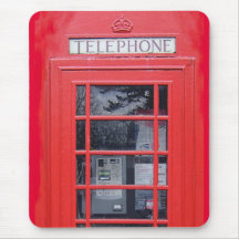 Caixa de telefone vermelha de Londres Mouse Pad