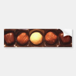 Caixa do autocolante no vidro traseiro dos chocola adesivo