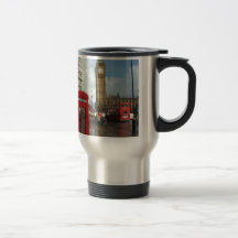 Caixa do telefone de Londres & Big Ben (St.K) Caneca