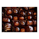 Caixa dos chocolates, doces de chocolate tentadore cartão