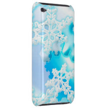 caixa dos flocos de neve do inverno de iPod Capas iPod Barely There