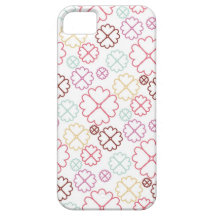Caixa floral roxa do iPhone 5 do teste padrão Capa De iPhone 5 Case-Mate