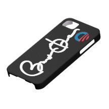 Caixa preto e branco do iPhone 5 de Barack Obama iPhone 5 Capa