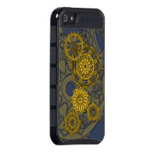 Caixa tecida de Skinit do iPhone 5 do maquinismo d