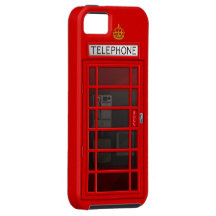 Caixa vermelha britânica clássica do iPhone 5 da c Capas iPhone 5 Case-Mate
