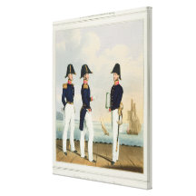 Caixeiro dos Pursers e do capitão, chapeie 7 'do t Impressão De Canvas Esticada