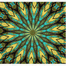 Caleidoscópio #6 do vitral fotoescultura