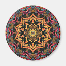 Caleidoscópio da mandala imã