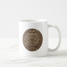 Calendário asteca canecas