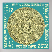 Calendário maia poster