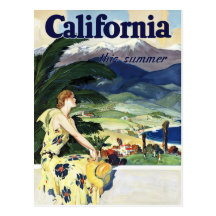 Califórnia este verão cartão postal