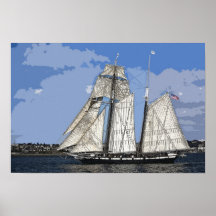 Californiano alto do navio posters