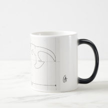 Calor extremamente secreto - copo sensível caneca
