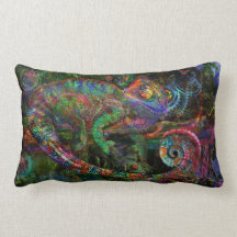 Camaleão Travesseiro De Decoração