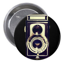 Câmera do vintage pins