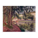 Camille Pissarro - lago 1902 tree do trajeto do re Cartões Postais