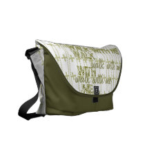 Caminhada comigo a bolsa mensageiro