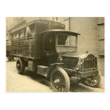 Caminhão do café de Parke - 1920 Cartão Postal