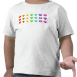 Camisa bonito do urso do arco-íris para miúdos t-shirts