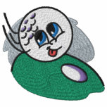 Camisa bordada bola de golfe