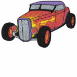 Camisa bordada hot rod jaqueta