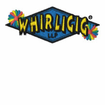 Camisa bordada Whirligig Camisa Polo