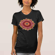 Camisa cósmica da mandala do olho t-shirts