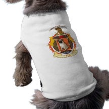 Camisa da brasão do cão - Pug Camisa Para Caes