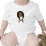 Camisa da gema do bebé macacãozinho para bebê