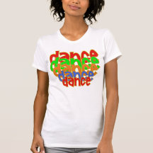 Camisa de T da "dança" - personalizada Camiseta
