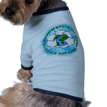 Camisa do animal de estimação do reciclagem roupas para pets
