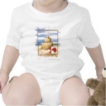 Camisa do Areia-Castelo-e-Praia-Ball Babador