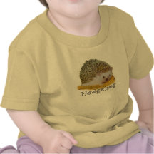 Camisa do bebê T do ouriço Camisetas
