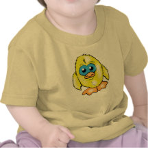 Camisa do canário do bebê camisetas