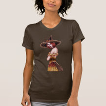 Camisa do Dia das Bruxas da bruxa do outono - salg Camisetas