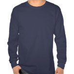 Camisa longa de Sleave das chamas de Eagle T-shirts