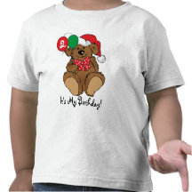 Camisa personalizada do aniversário do Natal de Be Tshirts