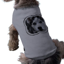 Camisa ronca Eyed azul do animal de estimação Camisas Para Cães
