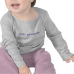 camisa Yiddish do mini mensch t ou T-shirt
