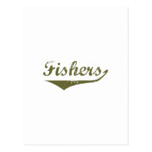 Camisas da revolução t dos Fishers Cartao Postal