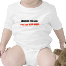 Camiseta Bebe Quando Crescer Vou Ser Maromba