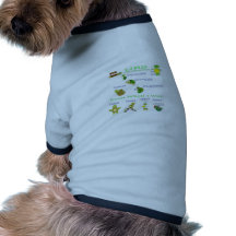 camiseta de cão da síndrome da barra do guillain camisas para cães