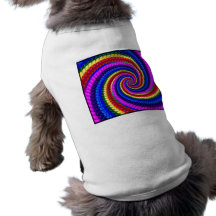 Camiseta de cão - teste padrão do Fractal do redem Roupa Para Cães