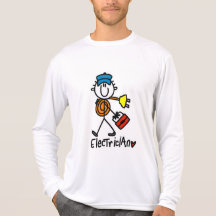 Camiseta e presentes básicos do eletricista