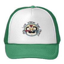 Camiseta e presentes do feriado do amor do pinguim bonés