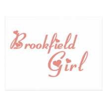 Camisetas da menina de Brookfield Cartoes Postais